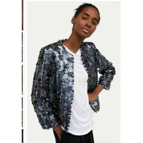 zara tweed blazer womens